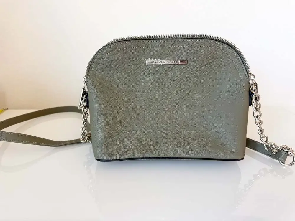 Steve Madden BMaggie Dome Crossbody Bag in Sage Green